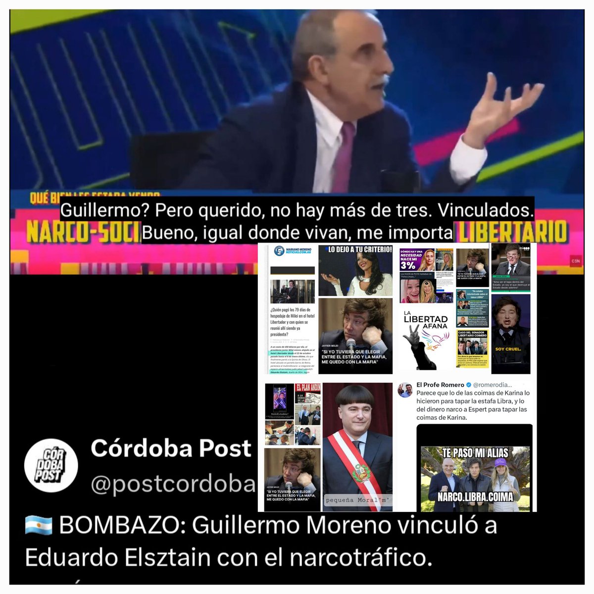 CesarRuben33's tweet photo. @GastonAlberdi #csjnUnaAsociacioNilicita
*#comodPyEsMafia *#ConsejoDeLaMagistraturaEsMafia
En argentina,
-la "justicia"
*NO Existe;
@GastonAlberdi
https://t.co/TYgnLUtn2R
*Está MUERTA
https://t.co/fnMCjgfiRX
Ergo:
*Tampoco Existe República.
Zona liberada para:
NARCOtrafico
Coimas
Estafas https://t.co/vahsnZuQxR