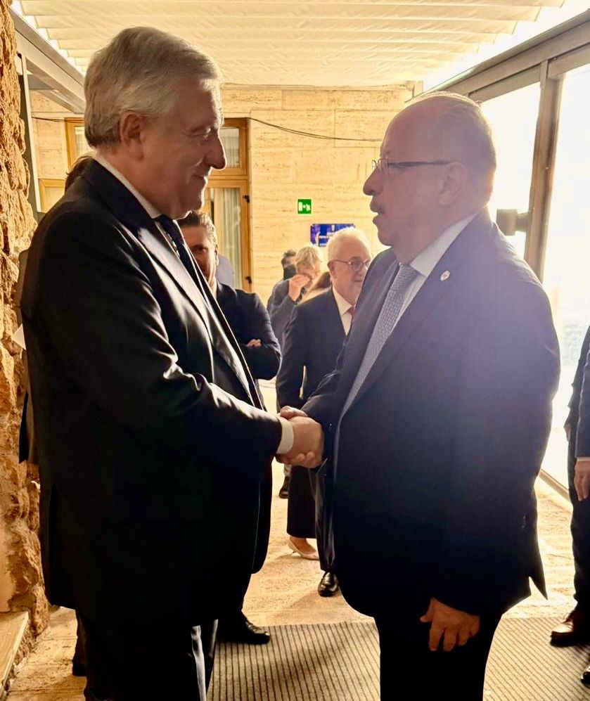 🇬🇹🤝 🇮🇹 | El #CancillerGT Carlos Ramiro Martínez sostuvo un encuentro con el Ministro de Asuntos Exteriores y de Cooperación Internacional de Italia, Antonio Tajani, en el marco de la XII Conferencia del IILA, en la que reiteraron su compromiso de avanzar con una agenda bilateral
