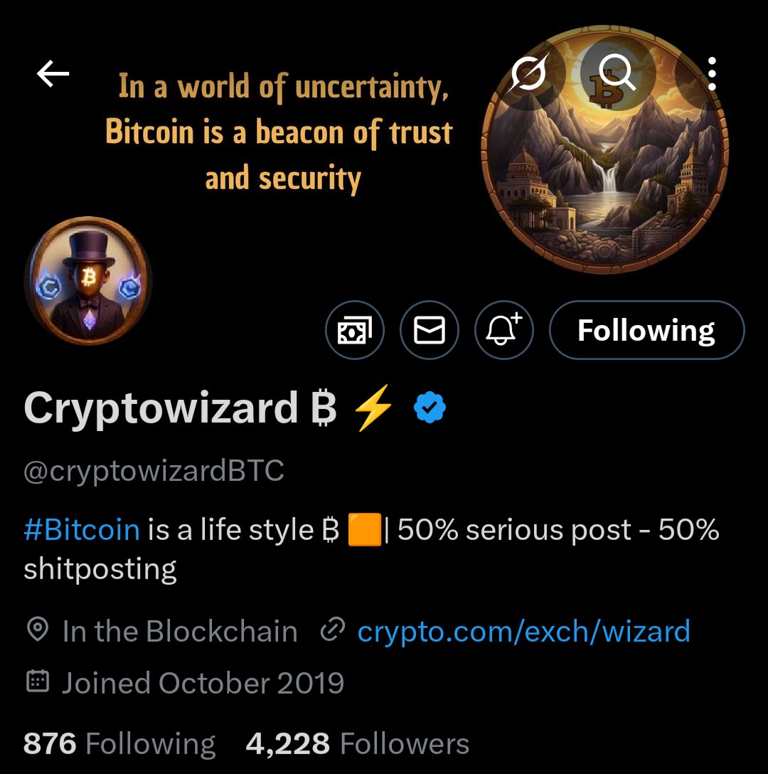 Noticed <a href="/cryptowizardBTC/">Cryptowizard ₿ ⚡</a> no longer lists himself as a Cronos Ambassador.
Might be nothing — but stay alert and safe, fam 🛡️ #crofam