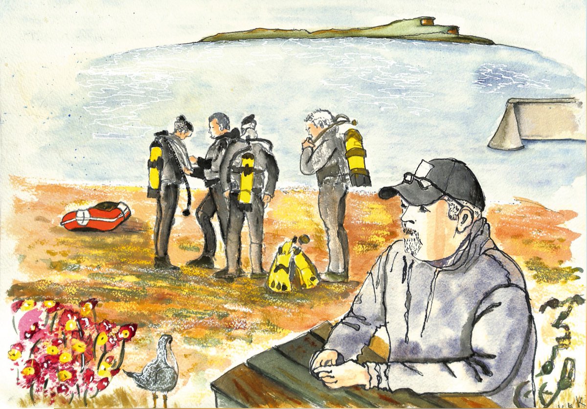 MarineInst's tweet photo. 🌊 Reportage of an Odyssey is a collection of illustrated stories on the importance of the ocean to communities along the Irish Atlantic coastline.

Created by the Marine Institute, the book brings together art, marine science and local communities to explore how the ocean shapes who we are through our work, wellbeing, and identity.

Ten themes emerge: community, heritage, climate change, renewable energy, optimism for the future, and above all, a shared respect for the sea. 💙

👉 Get your copy: https://t.co/phFCo5AeMX