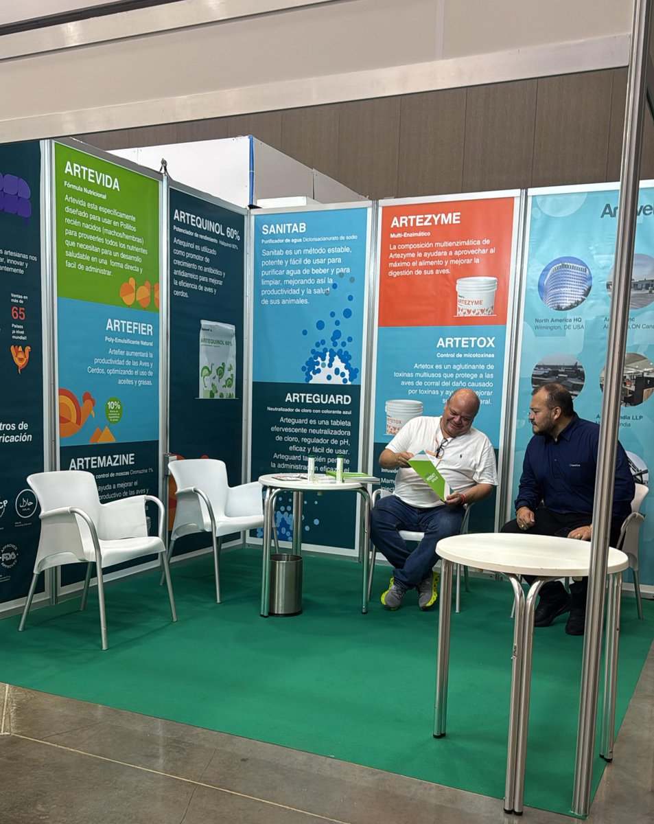 ArtevetLLC's tweet photo. Latin America is a region of growth, and Panama brought it all together!
At Artevet, we connected with partners, showcased our science-driven poultry solutions, and reinforced our commitment to animal health and sustainable farming across the region.

#Artevet #CACPC2025 https://t.co/VTw5PPHOH0