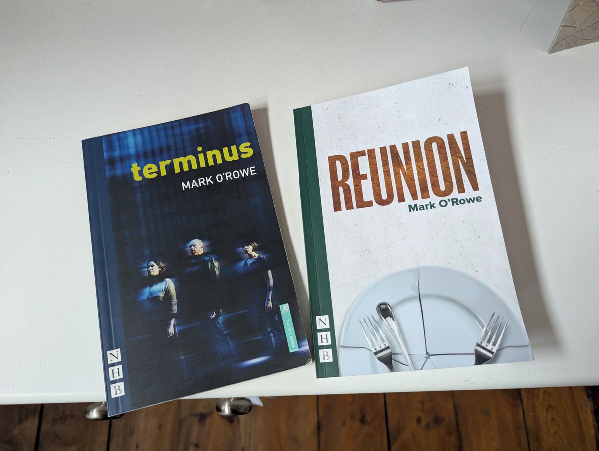 Little souvenir from <a href="/KilnTheatre/">Kiln Theatre</a> to join my other Mark O'Rowe script - Reunion more straightforward theatre but the writing tight as you'd expect for MOR and the production grips you for over an hour and a half. Well worth a trip