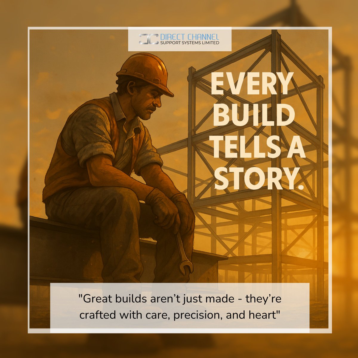 DirectChannelUK's tweet photo. Built by hands that care. That’s what makes it last.
 Every build tells a story.

#BuiltWithBelief #ConstructionLife https://t.co/yNXgAv5q4M