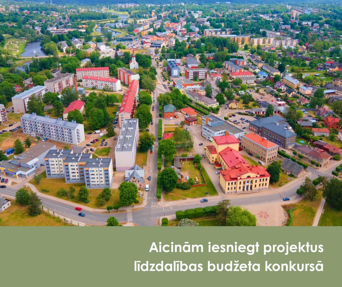 📢 Valkas novada pašvaldība izsludina līdzdalības budžeta projektu konkursu, aicinot iedzīvotājus iesniegt savas idejas novada attīstībai un vides uzlabošanai no 2025. gada 8. oktobra līdz 21. novembrim.

Plašāk: valka.lv/lv/jaunums/aic…