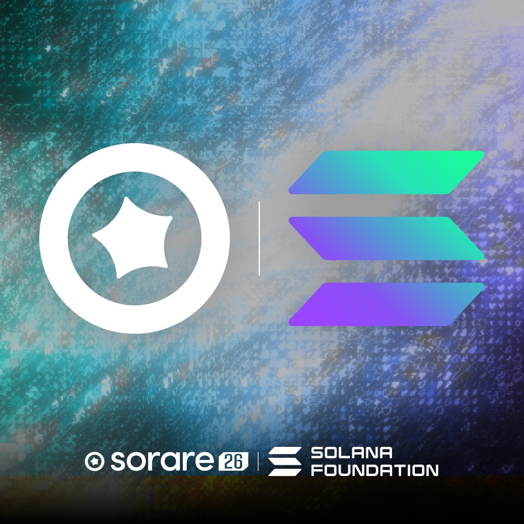 Sorare's tweet image. ✨ We are moving to @solana 🚀 

Our goal is to accelerate our vision of an open &amp;amp; on-chain sports platform for Sorare, where speed, liquidity and utility are at a core of a new digital sports economy.

It’s not a replacement, it’s an upgrade

A thread 🧵