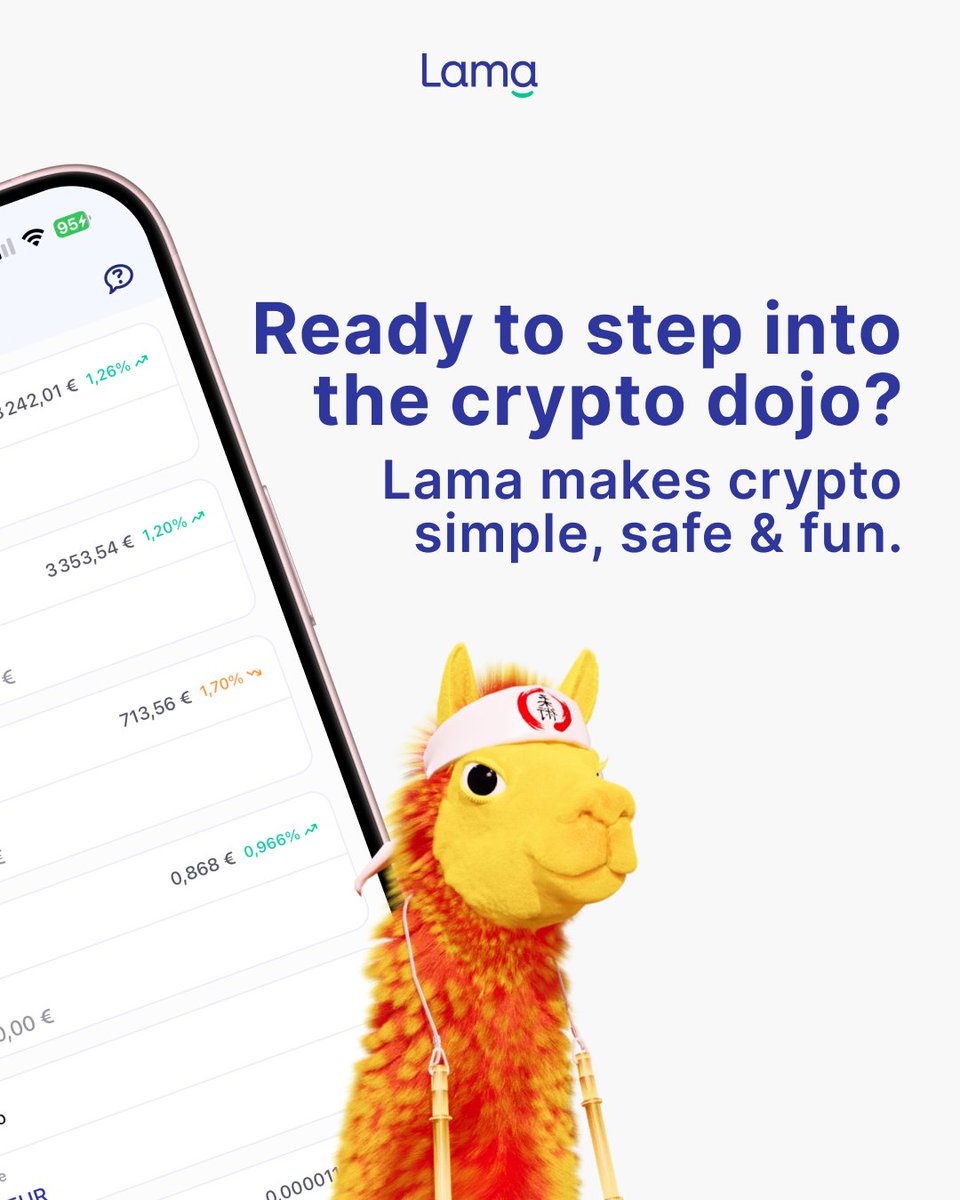 MyLamaApp's tweet photo. 💡 Crypto = digital money. Fast. Borderless. Yours.
With Lama, it’s simple. ⚡
👉 What’s the biggest crypto myth you’ve heard?

#CryptoMadeSimple #LamaApp https://t.co/APRWyJOxqy