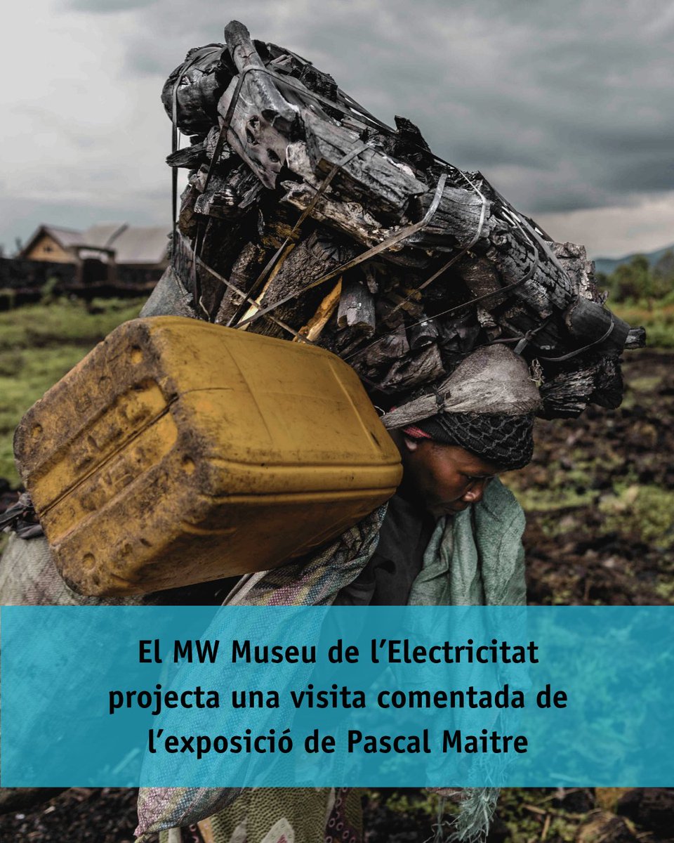 📸 'Carbó vegetal: l'or negre dels pobres' tindrà una visita comentada al MW Museu de l'Electricitat.
🏦 L'equip de #FEDACultura aportaran el context necessari per entendre plenament l'obra de Pascal Maitre.
📆 Diumenge 12 d'octubre.
🕛 A les 12 hores.
📞 Reserva al 739111
