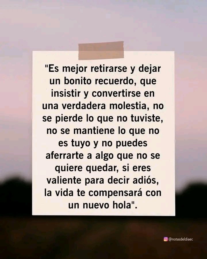 RosarioSa137850's tweet image. Entiendan gente que...cuando algo no fluye, no se fuerza. Se suelta con gratitud 🙌🏻💫🙌🏻
Que tengan hermoso día 🤗😘