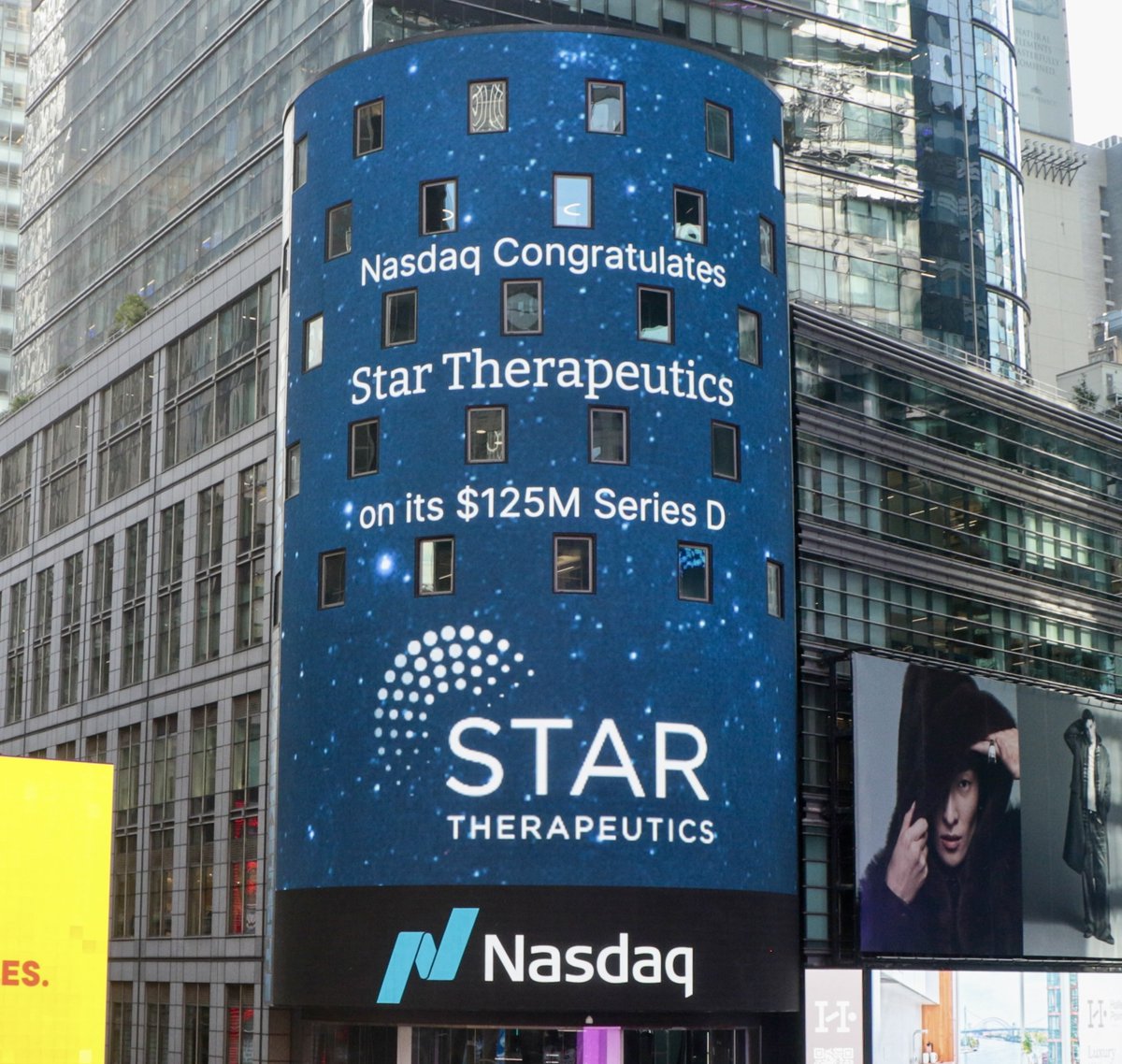 STAR_Biotech's tweet image. Thanks to @Nasdaq for joining us in celebrating our oversubscribed $125M Series D financing! This funding will support ongoing clinical advancement of our lead program, VGA039, to address the unmet needs of people with #bleedingdisorders, starting with #vonWillebrandDisease.
