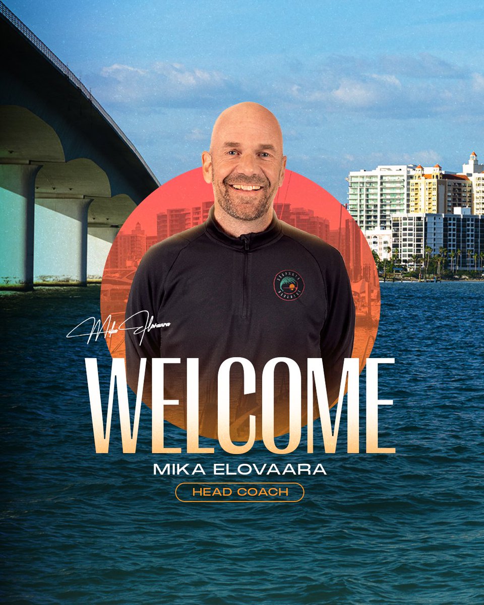 Sarasota Paradise (@srq_paradise) on Twitter photo 𝐖𝐞𝐥𝐜𝐨𝐦𝐞 𝐭𝐨 𝐏𝐚𝐫𝐚𝐝𝐢𝐬𝐞, 𝐌𝐢𝐤𝐚 𝐄𝐥𝐨𝐯𝐚𝐚𝐫𝐚 🌅
Today, we take our first step in <a href="/USLLeagueOne/">USL League One</a>. Elovaara joins Sarasota Paradise as Head Coach & Technical Director, bringing experience from <a href="/RichmondKickers/">Richmond Kickers 🦘</a> and across the nation to lead us into the pro ranks. 𝐖𝐞𝐥𝐜𝐨𝐦𝐞 𝐭𝐨 𝐏𝐚𝐫𝐚𝐝𝐢𝐬𝐞, 𝐌𝐢𝐤𝐚 𝐄𝐥𝐨𝐯𝐚𝐚𝐫𝐚 🌅
Today, we take our first step in <a href="/USLLeagueOne/">USL League One</a>. Elovaara joins Sarasota Paradise as Head Coach & Technical Director, bringing experience from <a href="/RichmondKickers/">Richmond Kickers 🦘</a> and across the nation to lead us into the pro ranks.