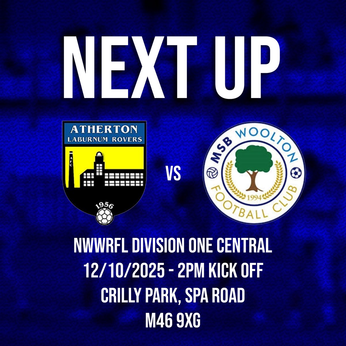 𝐃𝐎𝐔𝐁𝐋𝐄 𝐇𝐄𝐀𝐃𝐄𝐑 🏠

This weekend, we see both the first team and the women's team in action at Crilly Park

You've got two footy fixes sorted for the price of one! 

Join us on Saturday for £6 and the <a href="/ALRLadies/">Atherton LR Ladies FC</a> on Sunday for FREE!

Back the LR!

#OneOfAKind