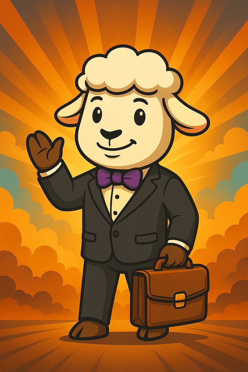 Good morning, Lambow fam ☀️🐑
Eyes open. Mind focused. Bowtie straight.
Let’s get it. 💼🚀
#LMBW #WenLambo #LuMeme #Stellar #GoodMorning