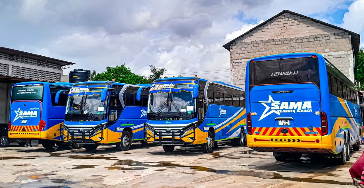 Sama Luxury Coach 
Mwanza || Dar es salaam || Songea 
#mwanzabuses #yutongtanzania