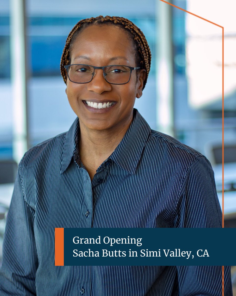Congratulations to Sacha Butts on the opening of her new location in Simi Valley, CA! 👏
Her passion for providing quality care and making a difference in the community is truly inspiring. Here’s to new beginnings and meaningful impact! 💙🧡