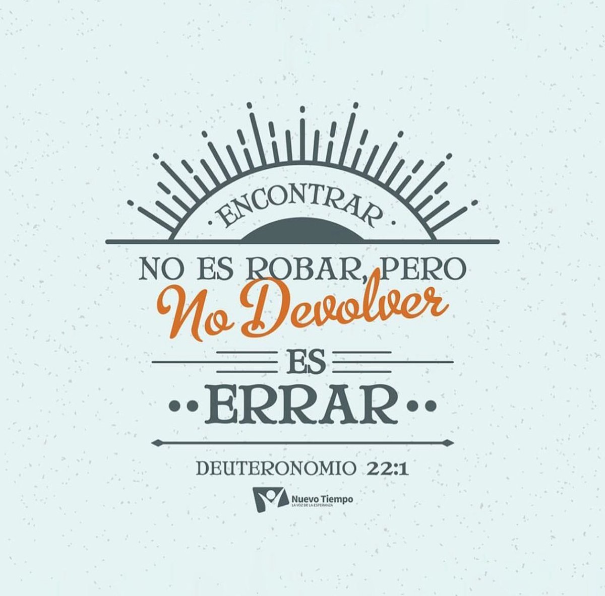 #RPSP | Deuteronomio 22

📍La verdadera fe se demuestra en lo cotidiano: cuidar al prójimo, respetar la vida y vivir en pureza.

📍No basta creer, hay que reflejar el carácter de Cristo en cada acto.

📍Santidad no es apariencia, es obediencia práctica.

#PrimeroDios