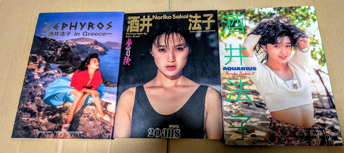 【超希少】【非売品】1980年代　酒井法子のレア写真•イラスト3点セット‼️ moto もとゆき on X: 