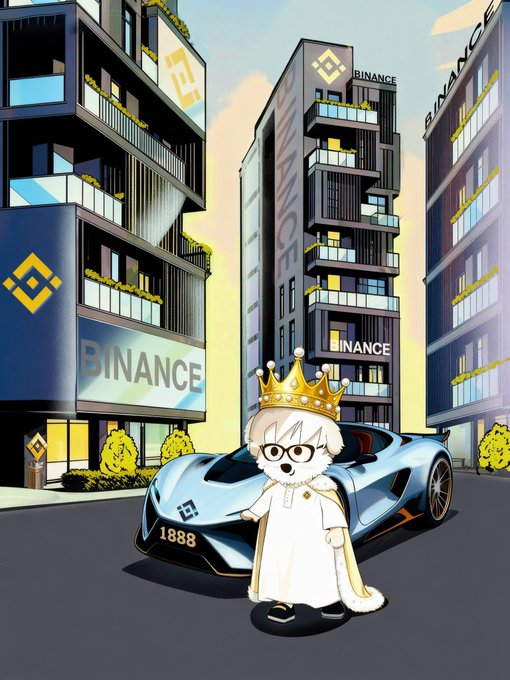 imagine that <a href="/BinanceFutures/">Binance Futures</a> do this art and shilled it two days in a row and $WISHDOG still under $4M MC, this mascot confirmed by binance.

Dont fade, we are so early here

Shill it, peoples dont realize it yet, check official account <a href="/BinanceFutures/">Binance Futures</a>
