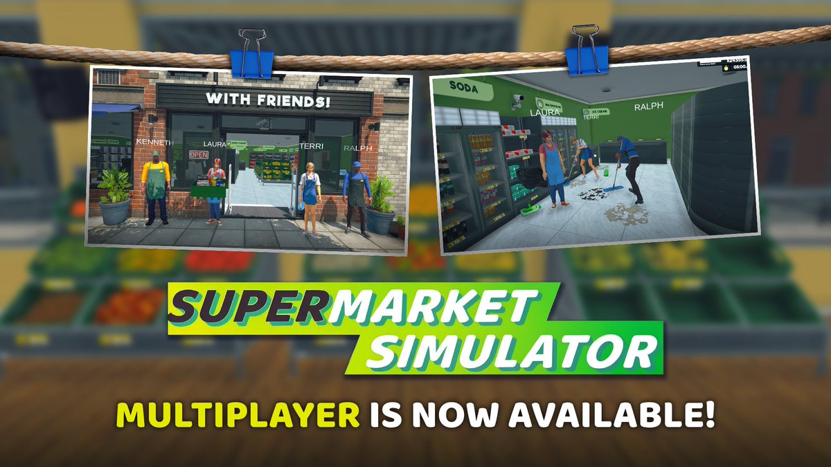 Supermarket Simulator 🛒 tweet media