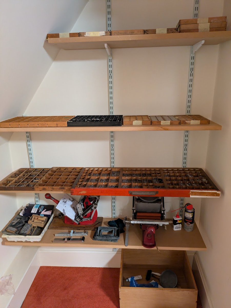 I love printing and I love my office print shop.