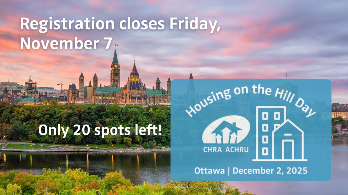 Housing on the Hill 2025 is taking place on December 2!
In addition to advocating for community housing, attendees get free access to special events including a film screening and a mix-and-mingle reception.
There are fewer than 20 spots left! Register now bit.ly/3B3j89a