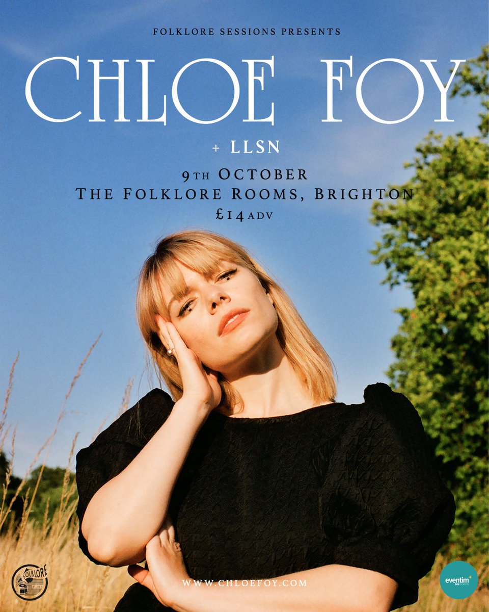 ⚡️TOMORROW - THURSDAY 9TH <a href="/folklorerooms/">The Folklore Rooms</a> ⚡️

<a href="/ChloeFoyMusic/">Chloe Foy</a>
+ Support from Llsn
seetickets.com/event/chloe-fo…

Grab your tickets in advance to secure your space, this is going to be a very special one...