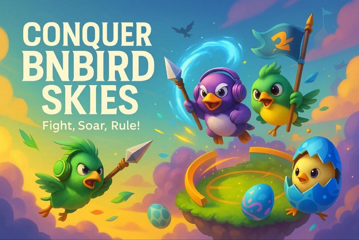 opbnbird's tweet photo. Rise up and conquer the BNBird skies! 🪂

Unleash your birds, lead your flock, and claim your place at the top. Every battle brings new legends and rewards.

Ready to soar, fight, and rule? Join us now! 🚀 https://t.co/e609S51hqx