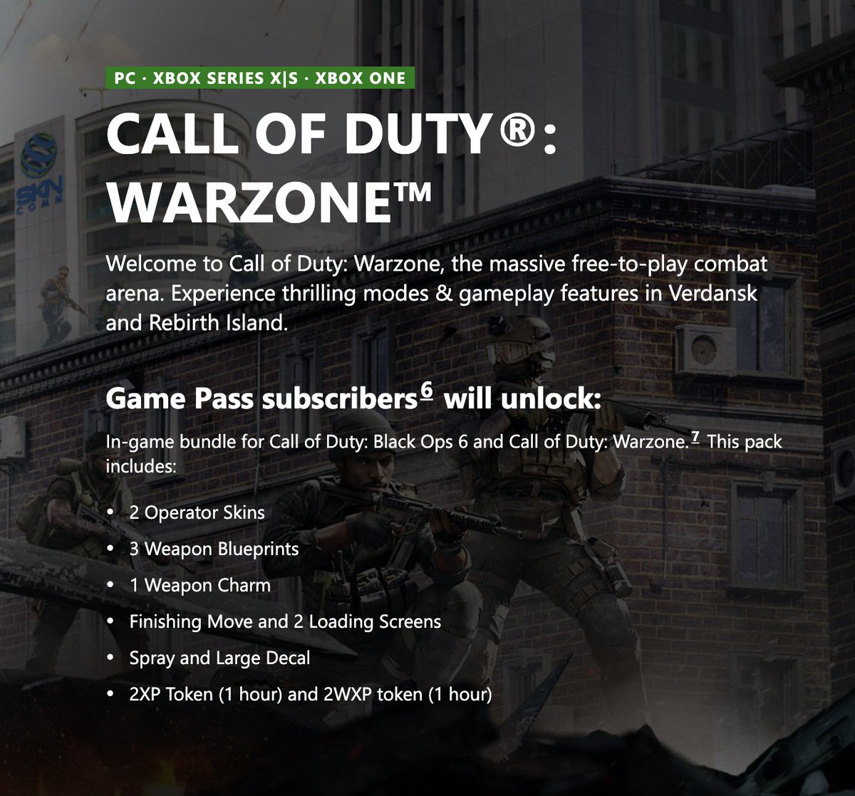 charlieINTEL's tweet image. A new Call of Duty: Warzone Combat Pack will be available for all Xbox Game Pass subscribers (Essential, Core, Standard, Premium, PC, or Ultimate tiers) on October 15.
