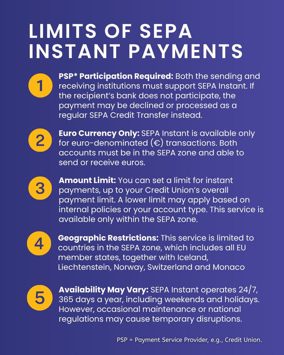 NorthWestCU's tweet photo. Payments are faster for our members from the 9th of October. w/SEPA Instant. Please note that you need to update your North West Credit Union app (formerly Sligo Credit Union) via the App Store or Play Store to access this new feature. Read https://t.co/rDrQ9y2pdf. https://t.co/wKEkQlvq3e