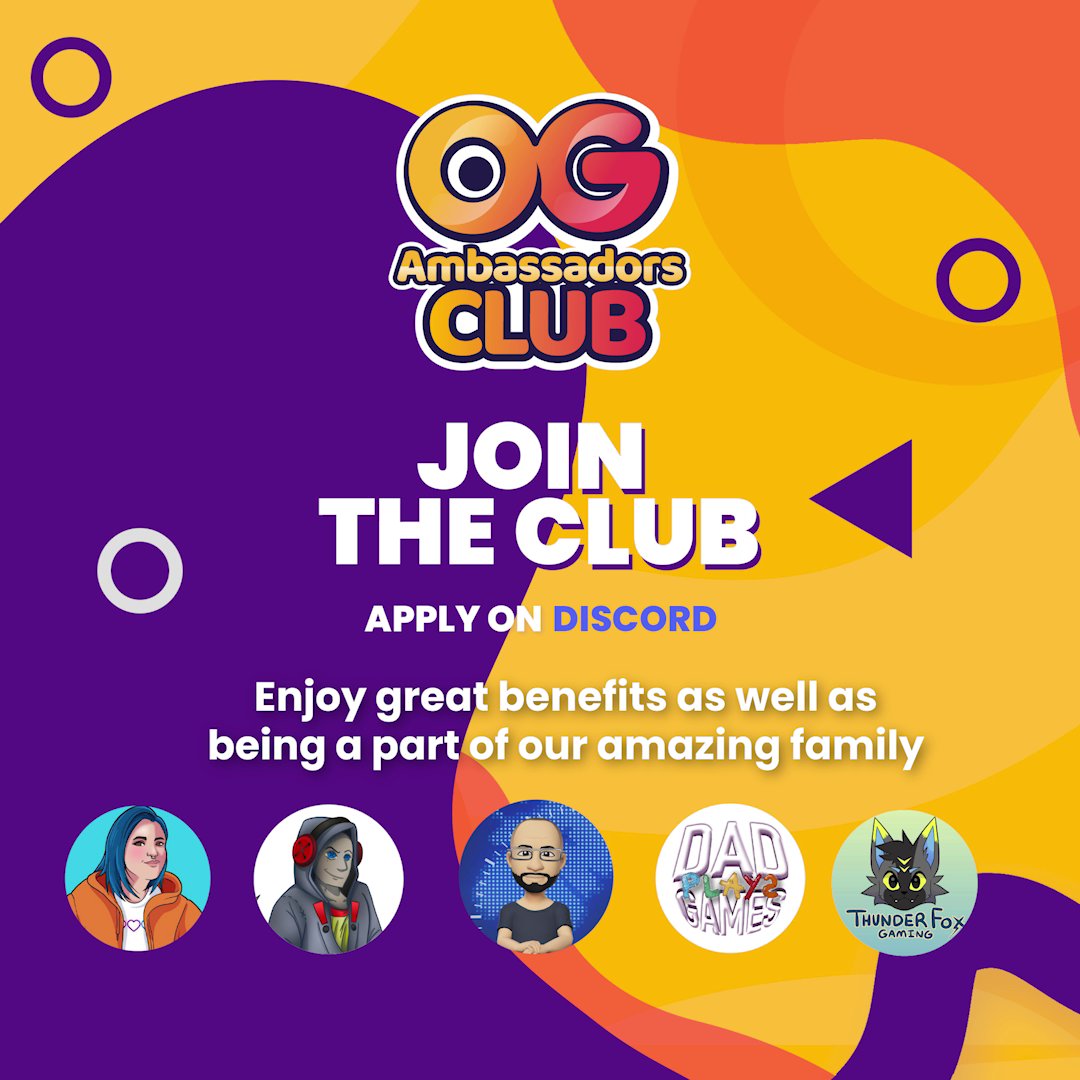 🌟Calling all creators and gamers!🌟
Ready to level up your passion for play? The Outright Games Ambassador Club is your ticket to early access, exclusive rewards, &amp; a chance to help shape the games you love!🎮
Join the OG Ambassadors Club today👉 discord.gg/ogclub