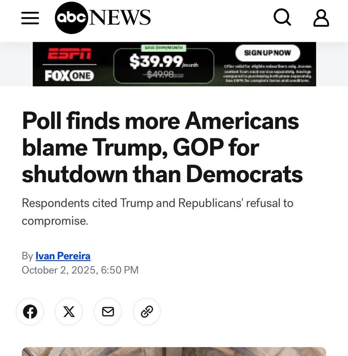 <a href="/GOP/">GOP</a> Day 8 of the Trump/GOP shutdown and still intractable on matters most Americans feel are of critical importance.