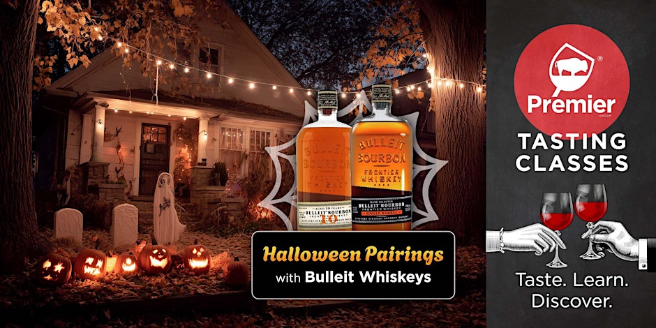 Wednesday October 22nd

Along with the samples of Bulleit Whiskies you will enjoy perfectly paired Halloween treats in this fun class leading up to Halloween