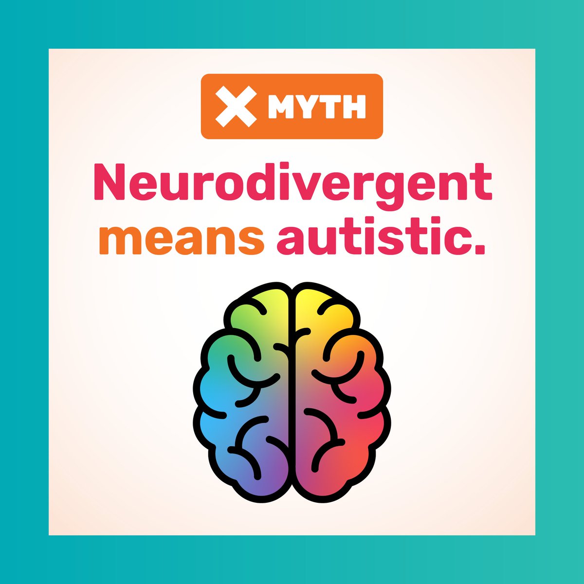 dialecticwork's tweet image. ❌ Myth: Neurodivergent = autistic. ✅ Fact: Neurodivergence includes ADHD, dyslexia, autism, and more. Leaders: true neuroinclusion means supporting diverse needs, not just checking a box. Learn more with our NEW Neuroinclusive Leadership program bit.ly/LS-neuroinclus…