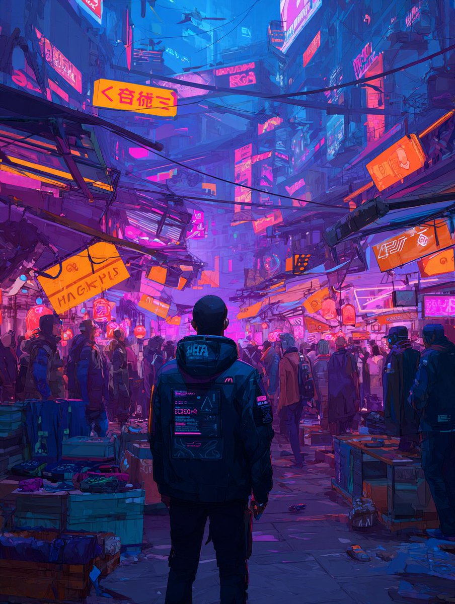 w3armour's tweet image. Kael Veltrax

Role: Commander of the Outer Resistance 
Location: Neo-Tokara Outpost
A battle-hardened leader who commands the rebellion’s front lines in the neon wastelands.