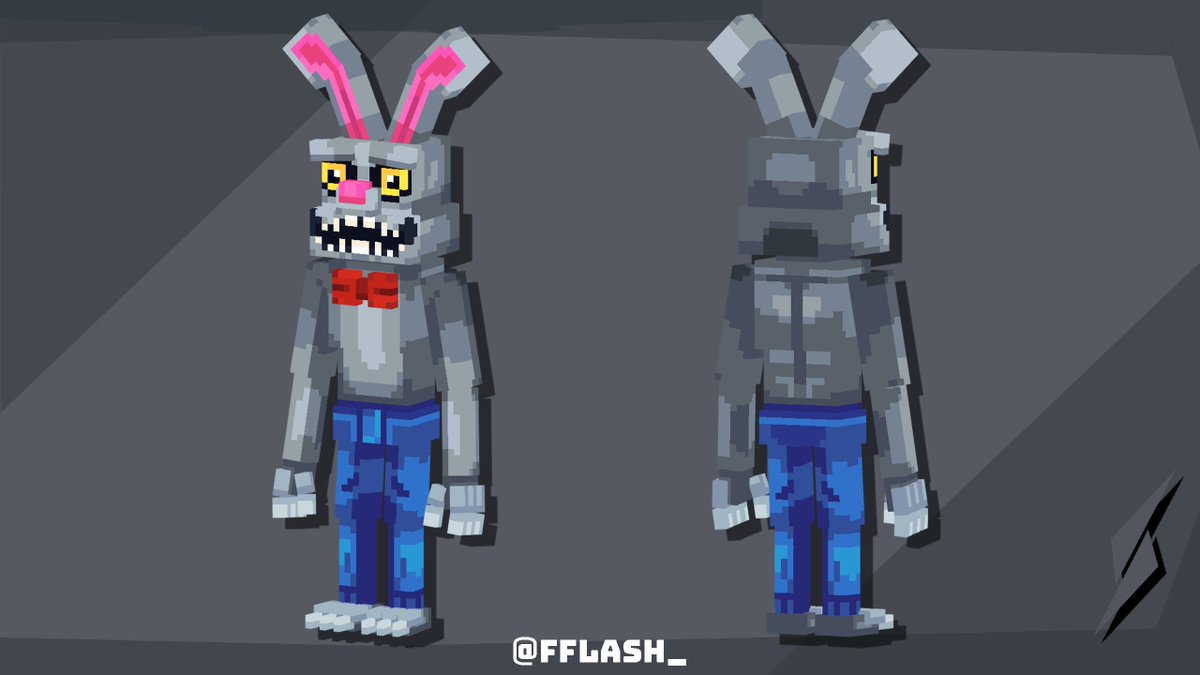 Disturbing Bunny

#lowpoly #model #pixelart #blockbench