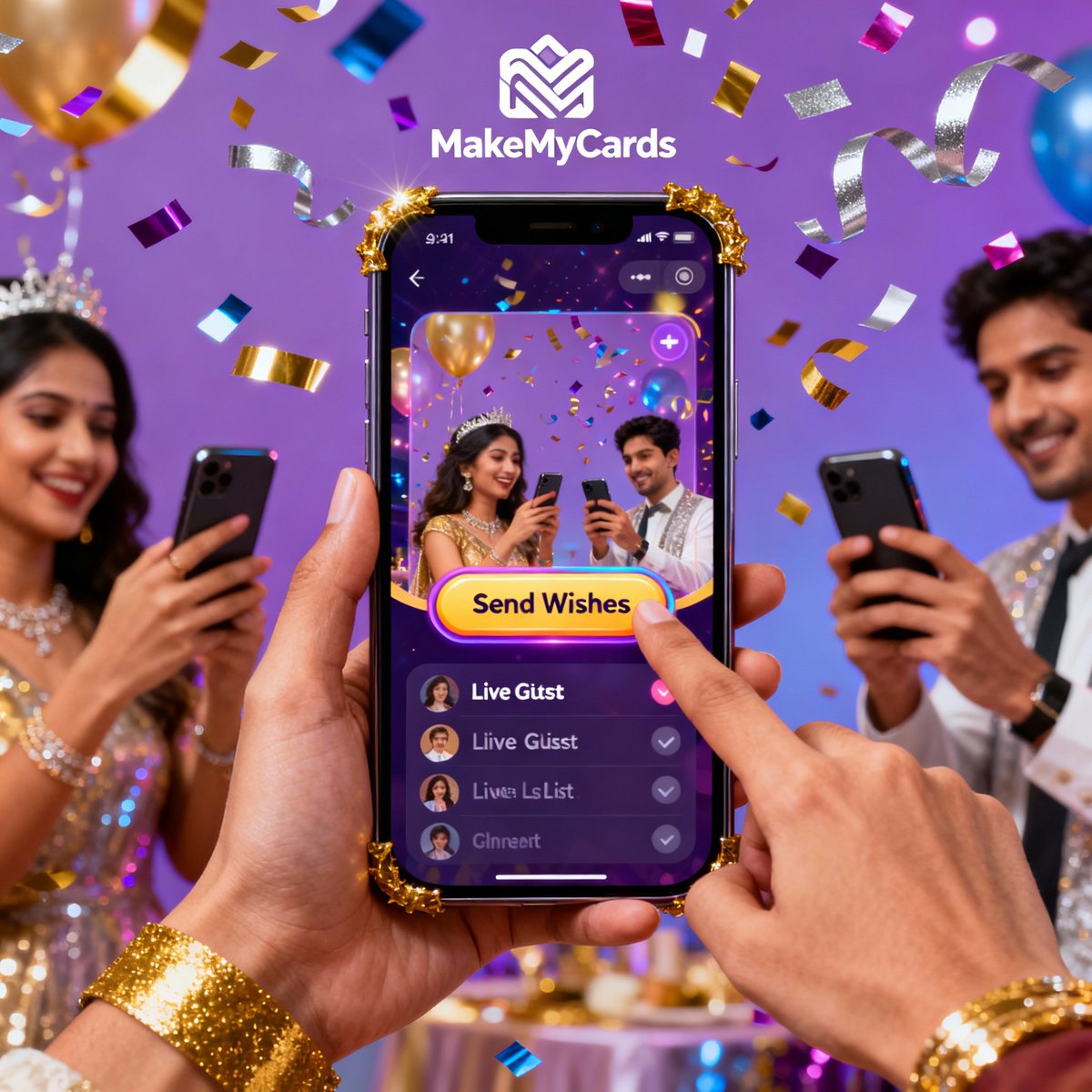 cofounderofmmmc's tweet photo. ✨ Turn guests into participants, not just invitees!
Create interactive invitations with live RSVP, maps &amp; countdowns only at 👉 https://t.co/BhbgZPMu0z

#DigitalInvitations #InteractiveInvites #EcoFriendlyEvents #MakeMyCards https://t.co/BYp5m31EoR