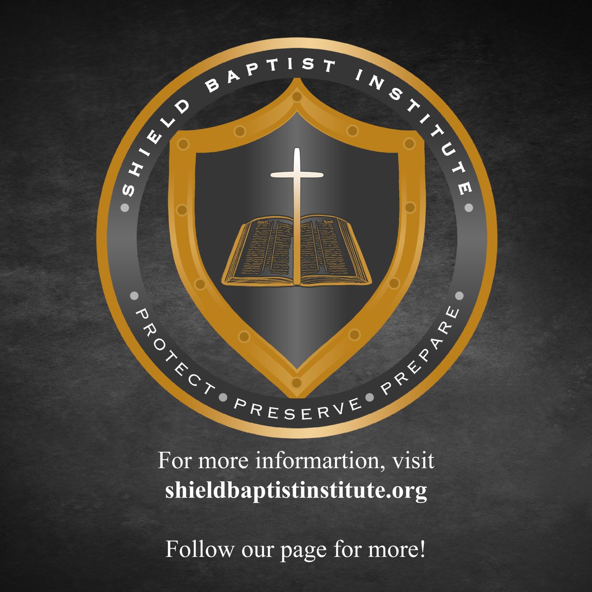 Shield Baptist Institute tweet media