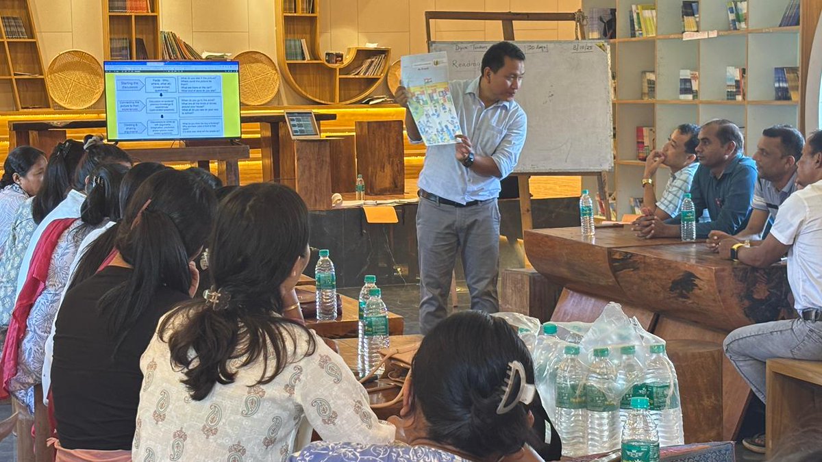 ChanglangIpr's tweet image. Strengthening #FoundationalLearning!
Dist Admin, in collaboration with Dept of Education &amp;amp; IFET, held a Teacher Capacity Building &amp;amp; SMC Orientation on #FLN at NALC,Diyun.
Interactive sessions on activity-based teaching &amp;amp; community participation to boost early literacy &amp;amp; numeracy.