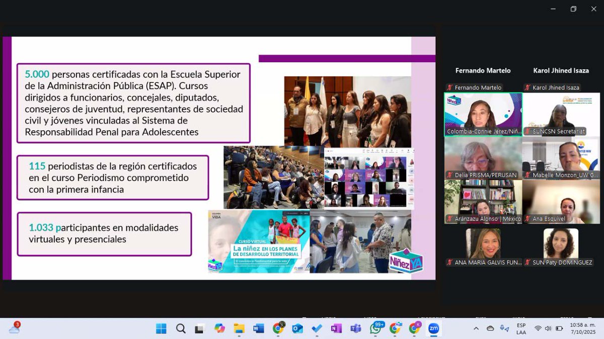 Ninez_Ya's tweet photo. En un espacio organizado por @SUN_Movement sobre elecciones y comunicación política, compartimos la experiencia de #NiñezYA y conocimos el trabajo de @Pacto1aInfancia en México y @PERUSANPERU en Perú para posicionar la #Niñez en las agendas electorales. #SomosNiñezYA https://t.co/bR9kmL9lwz
