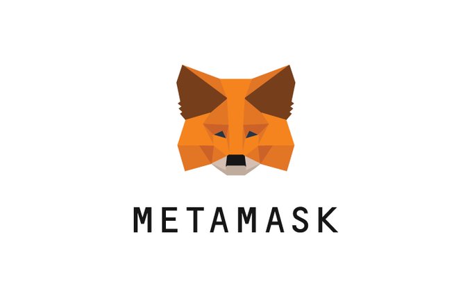 First image displays a stylized orange polygonal fox head representing MetaMask with the text MetaMask below it on a white background. Second image shows an abstract light green double-loop shape symbolizing Hyperliquid on a dark green background with the text Hyperliquid above it.