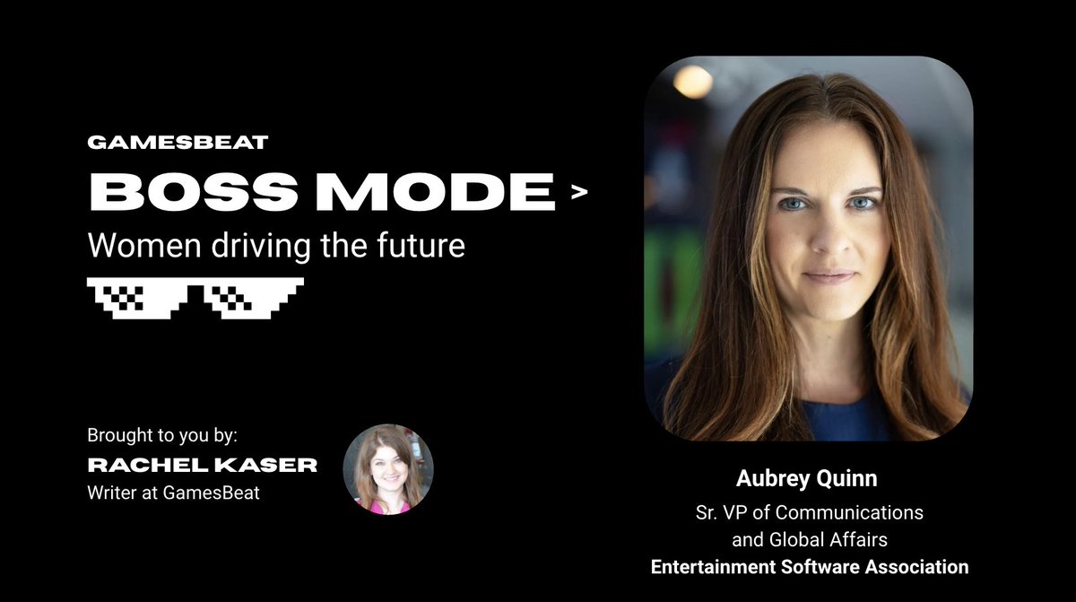GamesBeat's tweet image. New Era. New Voices. Real Impact.

Introducing BOSS Mode: Women Driving the Future — a new editorial series from GamesBeat&apos;s @rachelkaser spotlighting women shaping gaming, tech, and innovation.

BOSS mode with @aubreyquinn: gamesbeat.com/how-gamings-de…

#BOSSMode #Gaming #Innovation