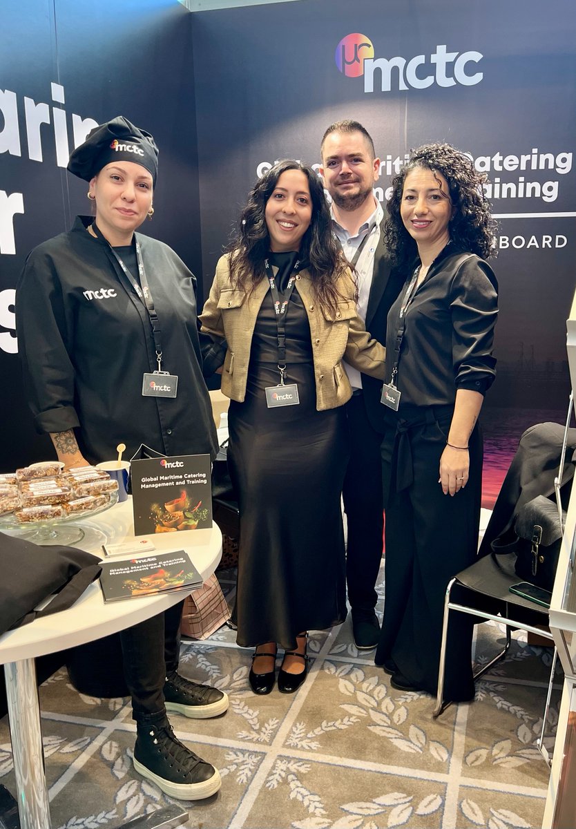 MCTCMarineLtd's tweet image. Great to connect with so many professionals at #MaritimeCyprus2025! 🚢​ 

Thanks to everyone who visited us at Booth 20 and shared our passion for maritime catering, culinary training and most importantly crew well-being.
​
#MCTC #Shipping #CateringManagement #Training