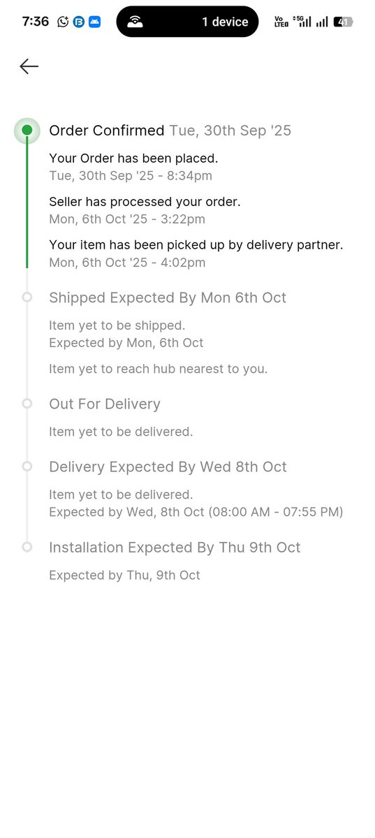 I have booked Washing Machine on 30th September and is still not shipped <a href="/flipkartsupport/">FlipkartSupport</a> <a href="/Flipkart/">Flipkart</a> I need support