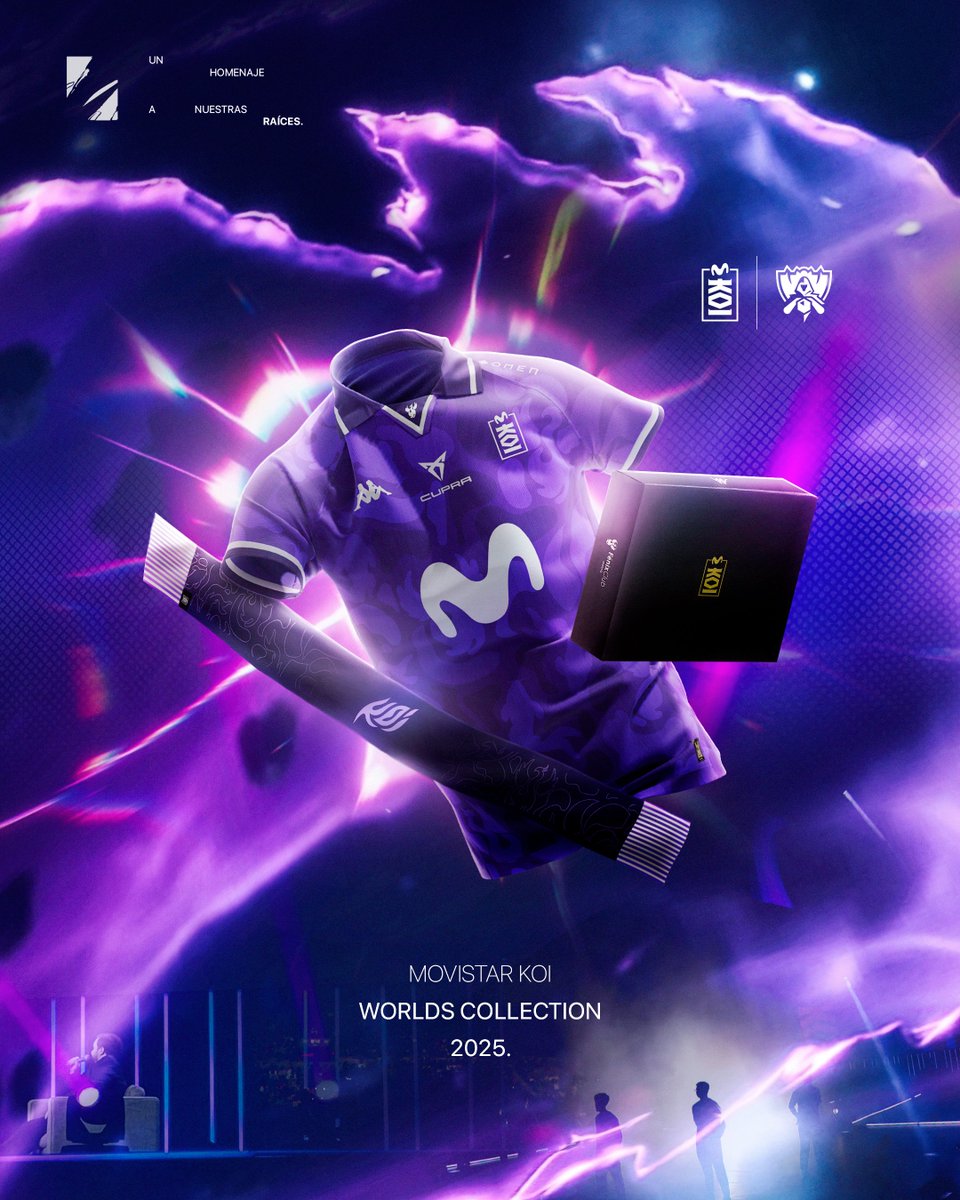 Movistar KOI x Worlds 2025 🟣

Con 500 packs edición limitada para los miembros del Fénix Club Gaming.

#goMKOI #MKOIWIN