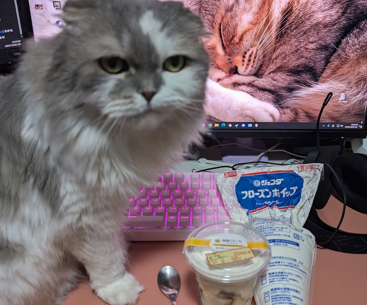 onikukanmi's tweet photo. ミニストップの無限クリームを本当の無限に…
途中でチョコなんかも追加しちゃったりしたけど
普通に食べた方のが美味しかった気がする🥺 https://t.co/oJqu9JdRTj