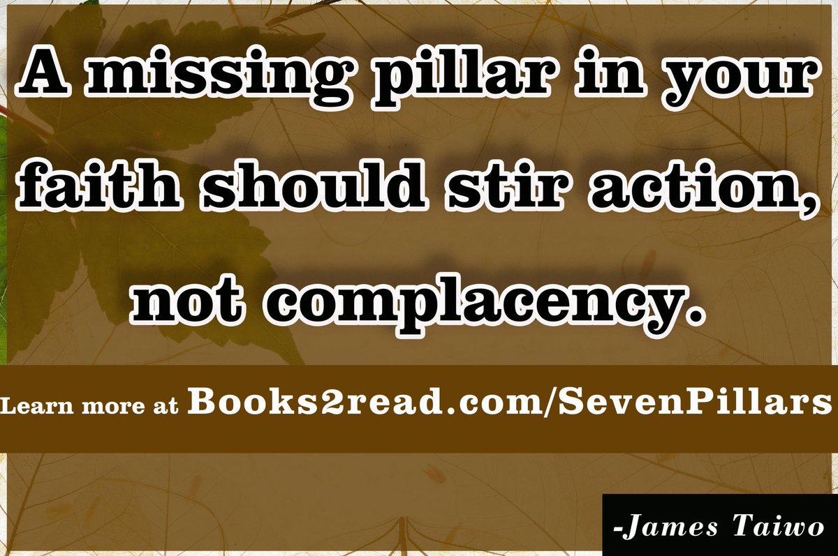 theJamesTaiwo's tweet photo. A missing pillar in your faith should inspire action, not complacency. #PersonalDevelopment #Mindfulness #SpiritualGrowth #Inspiration #Courage #MentionYou #JamesTaiwo
Learn more at https://t.co/c7NdUyRUwa https://t.co/m7HjgIKk5e