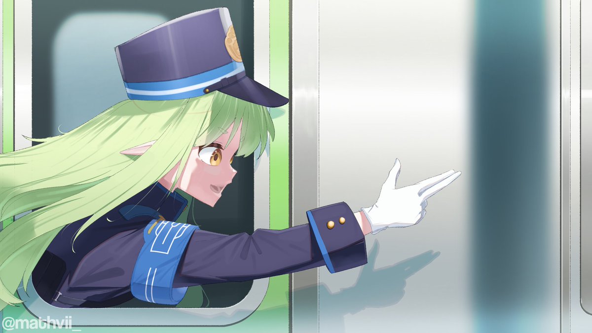mathvii's tweet photo. Yamanote-Line
#ブルアカ #BlueArchive https://t.co/0acbC3iRCD