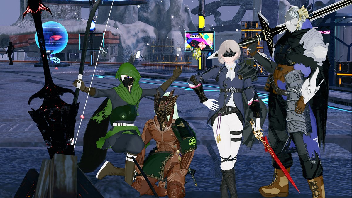 チームで夜渡り再現。
#PSO2NGS_SS #PSO2NGS