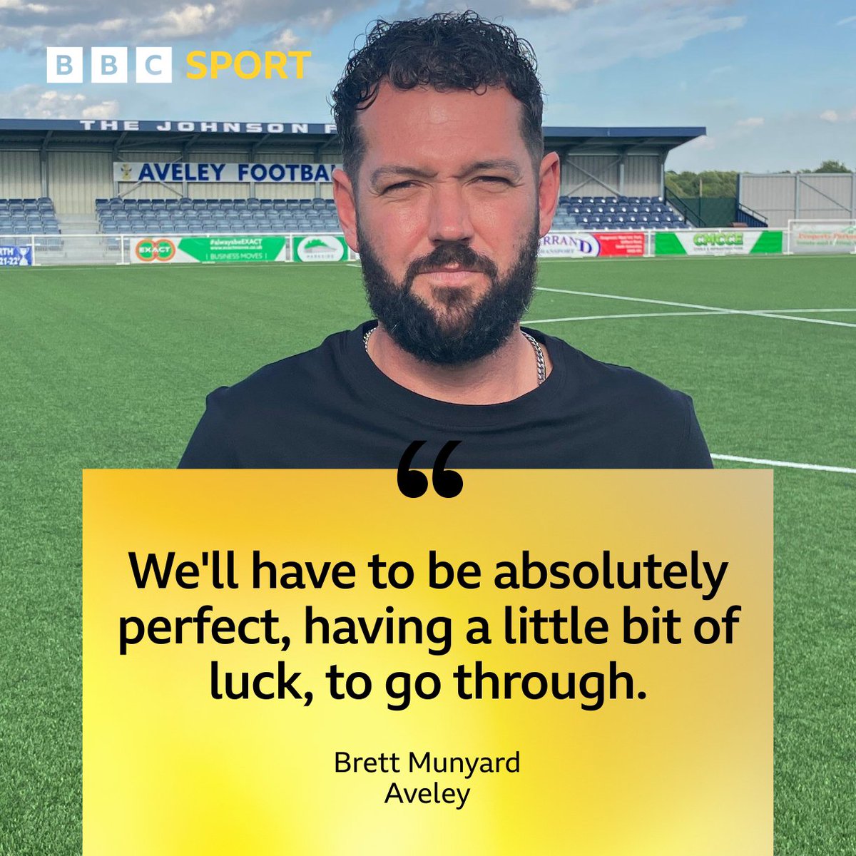 BBCEssexSport's tweet image. LISTEN ⚽️

@AveleyFC are bidding to reach the 1st Round of the #FACup for the first time in 55 years as they host #NationalLeague side #Gateshead - manager Brett Munyard says the #Millers have to 'believe' they can get the win on Saturday.

bbc.co.uk/sounds/play/p0…