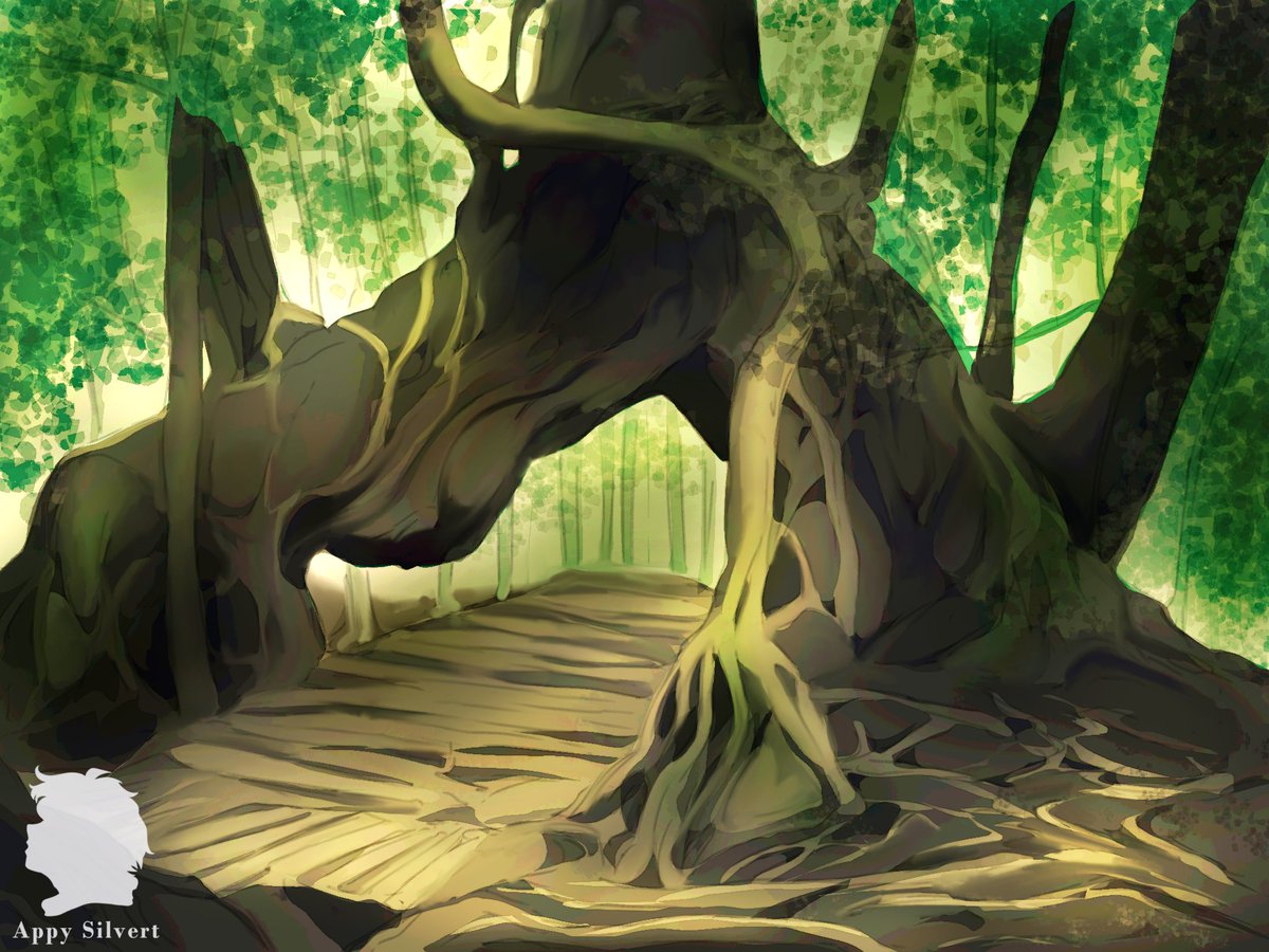Appy_Silvert's tweet image. [ Prática de fondos ] 

#illustrationart #digitalart