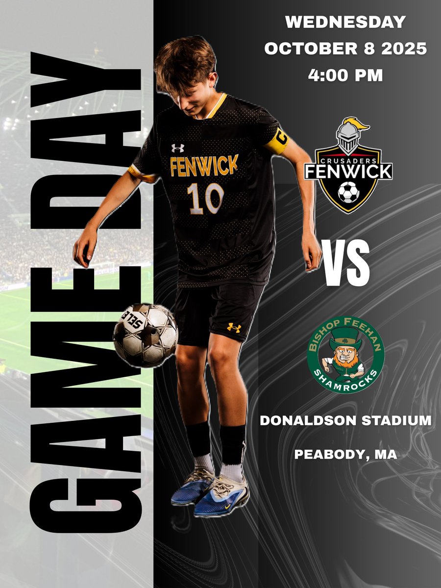 FenwickBVSoccer's tweet photo. GAME DAY!  @We_Are_Fenwick Boys Soccer hosts undefeated @FeehanAthletics today at 4 PM in Peabody.
@NickGiannino_GT 
@AboyounMark 
@CCLeagueEst1975 https://t.co/vn8RJwpclp